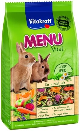 Корм Vitakraft Premium Menu Vital для кроликів, 1 кг