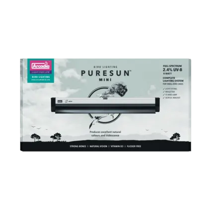 ARCADIA PURESUN BIRD LAMP KIT WITH BRACKET MINI 8 WATT (R2100060) лампа для птахів: додаткове фото 2
