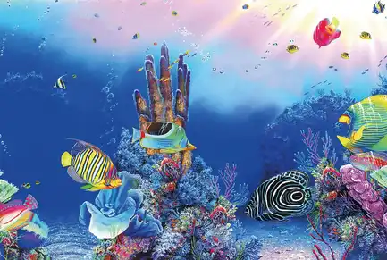 Задній фон для акваріума SF DECO POSTER F6 150X61 CM (A4072180): додаткове фото 2