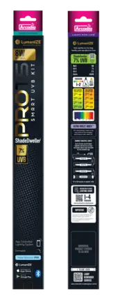 LUMENIZE PRO T5 UVB KIT SHADEDWELLER 7% UVB 8 WATT (R2200050) ультрафіолетова лампа для рептилій: додаткове фото 3