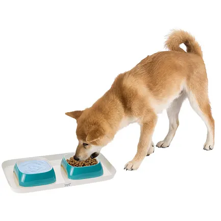 Ferplast GLAM TRAY S DOVE GREY Лоток з мисками для котів і собак: додаткове фото 7