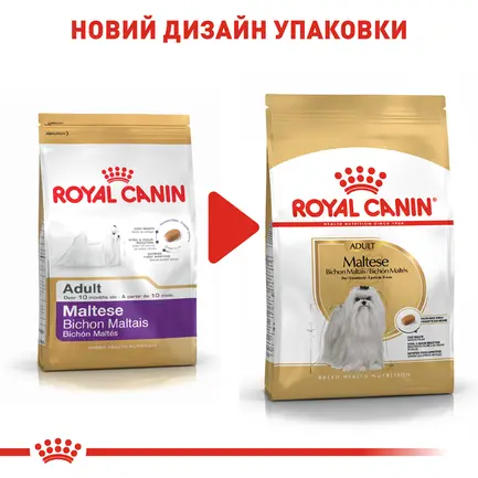 Сухий корм Royal Canin MALTESE ADULT для дорослих собак породи Мальтез 1,5 кг: додаткове фото 2