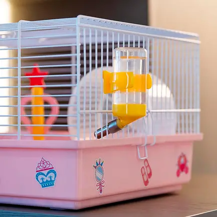 Ferplast CAGE CRICETI 9 PRINCESS WH(x1) Клітка для хом'яків з декором: додаткове фото 8