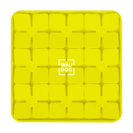 Килимок для пошуку корму WAUDOG Silicone, 205х205х17 мм, жовтий: додаткове фото 3