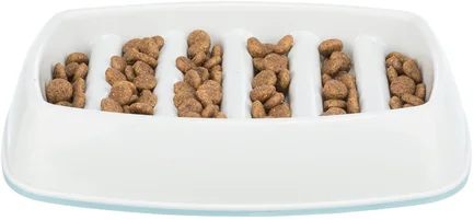 Миска Trixie Повільне годування для котів, 21х14 см, 250 мл (сіра): додаткове фото 2