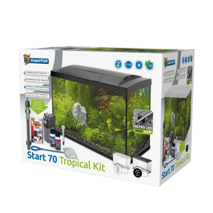 Акваріумний стартовий набір SuperFish Start 70 Aquarium Kit Black (A4050285): додаткове фото 3