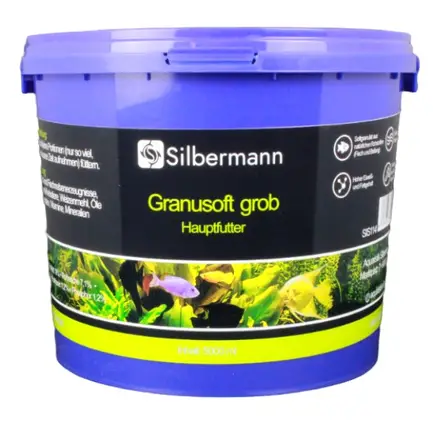 Корм Silbermann Granusoft fine 5000 ml (SIS104) гранули 0,7 мм для акваріумних риб