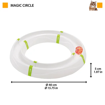 Ferplast MAGIC CIRCLE Іграшка-трек для котів, пластик: додаткове фото 2