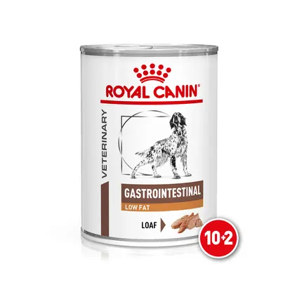 Дієтичний вологий корм Royal Canin GASTROINTESTINAL LOW FAT DOG (паштет) для собак 420г 10+2