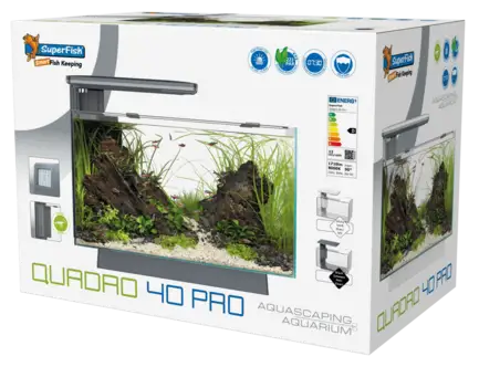 Акваріумний набір SuperFish Quadro 40 Pro Black (A4052205): додаткове фото 3