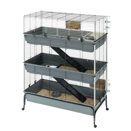 Ferplast CAGE RABBIT 120 Клітка для кролів 2 поверхи, пластик: додаткове фото 3