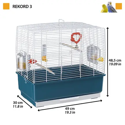 Ferplast CAGE REKORD 3 Клітка для папуг біла: додаткове фото 2