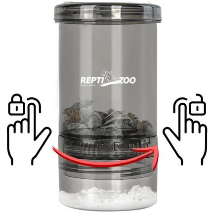 Вітамінізатор, шейкер Repti-Zoo Vita-Calcium (GMB01) для обробки кормових комах кальцієм і вітамінами: додаткове фото 7