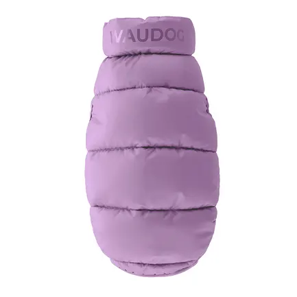 Курточка для собак WAUDOG Re-clothes двостороння, S35, A 32-35, B 45-47, C 31-36, бузковий: додаткове фото 4