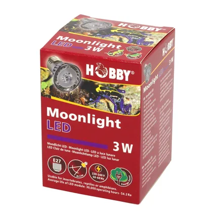 Нічна лампа LED для тераріумів Hobby Moonlight LED 3 W (37595): додаткове фото 6