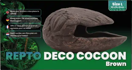 Декорація для акваріума REPTO DECO COCOON BROWN L (R5100320): додаткове фото 2