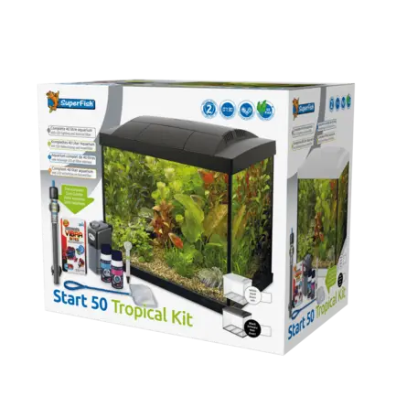 Акваріумний стартовий набір SuperFish Start 50 Aquarium Kit Black (A4050281): додаткове фото 2