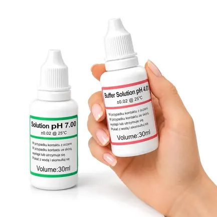 Калібрувальний розчин для датчиків pH Aquario Buffer Solution Set pH 7.00 та pH 4.01 30мл.: додаткове фото 2