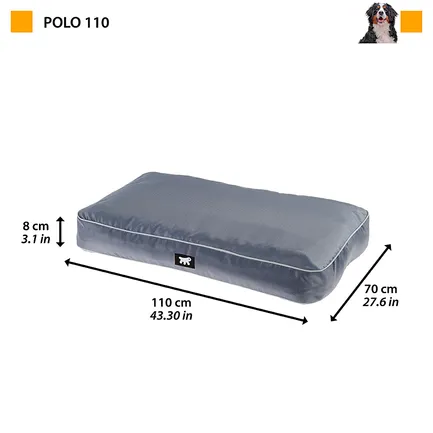 Ferplast POLO 110 GREY М&#039;яке місце сіре, TECH-текстиль — Фото 1