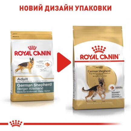 Сухий корм Royal Canin GERMAN SHEPHERD ADULT для дорослих собак породи Німецька вівчарка 11 кг