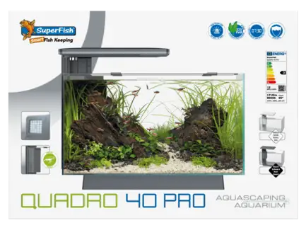 Акваріумний набір SuperFish Quadro 40 Pro Black (A4052205): додаткове фото 2