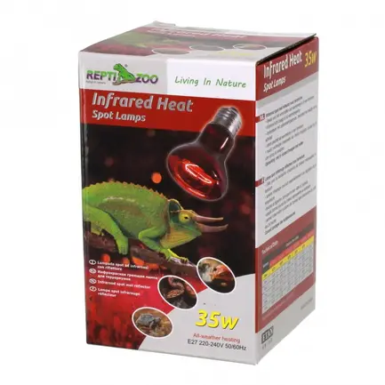 Інфрачервона нагрівальна лампа Repti-Zoo Infrared Heat 35W (R63035): додаткове фото 3