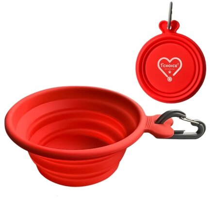 1st Choice Collapsible Silicone Pet Bowl ФЕСТ ЧОЙС БРЕНДОВАНА СКЛАДАНА МИСКА для собак та котів 0,375 л