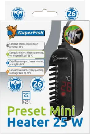 Обігрівач для акваріума Preset Mini Heater 25 Watt (A4030140): додаткове фото 3