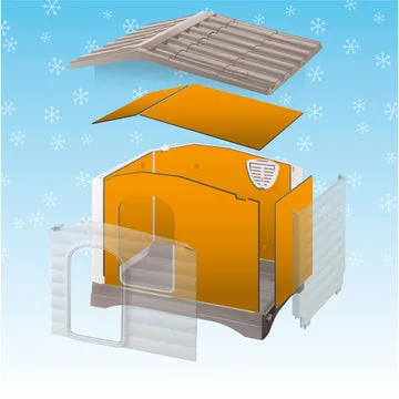 Ferplast DOGVILLA 60 INSULATION PANELS Комплект ізоляційних панелей: додаткове фото 2