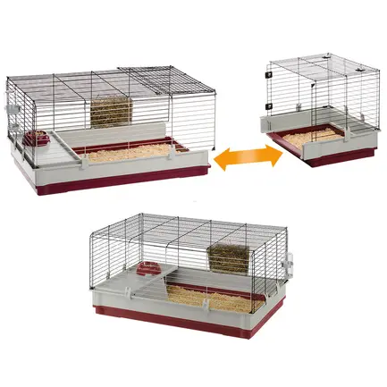 Ferplast CAGE KROLIK 140 Клітка для кролів, пластик+метал: додаткове фото 12