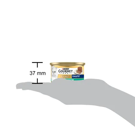 Вологий корм GOURMET Gold для дорослих котів паштет з кроликом 85 г: додаткове фото 4