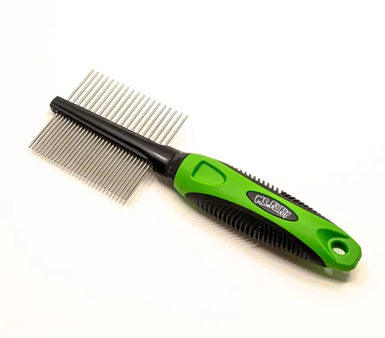 Подвійний гребінець для собак Mr.Fluffy Pet grooming tool: додаткове фото 2