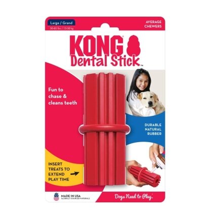 Іграшка KONG Dental Stick зубна паличка для собак середніх і великих порід, L — Фото 1