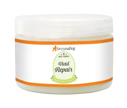 Кондиціонер Dezynadog Vivid Repair Treatment відновлення і зволоження сухої пошкодженої шерсті з пшеничним протеїном 450 г
