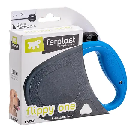 Ferplast Рулетка-Повідець зі шнуром, блакитна: додаткове фото 8