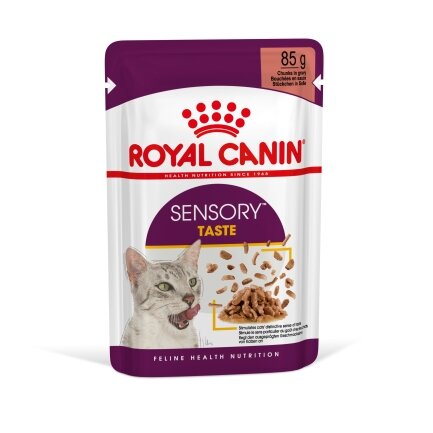 Вологий корм Royal Canin SENSORY TASTE GRAVY для котів всіх порід 85 г