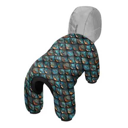 Комбінезон для собак WAUDOG Clothes малюнок "Луска", XS25, В 36-38 см, С 24-26 см: додаткове фото 2