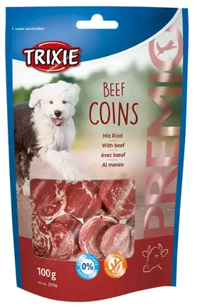 Ласощі Trixie Premio Beef Coins для собак, яловичина, 100 г