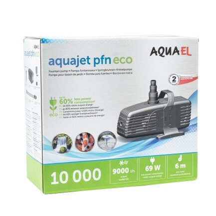 Помпа Aquael для фонтану AquaJet PFN 10000 ECO 9000 л/год — Фото 2