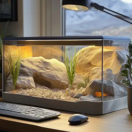 Штучна рослина, висока трава Terrario 15x7x41см (325): додаткове фото 5
