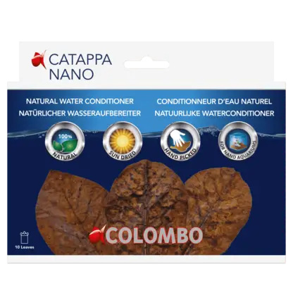 Листя катаппи (миндалю) для акваріума COLOMBO CATAPPA NANO 10 PCS (A5010835): додаткове фото 2
