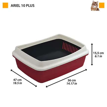 Ferplast ARIEL 10 PLUS LETTIERA Туалет для котів: додаткове фото 2