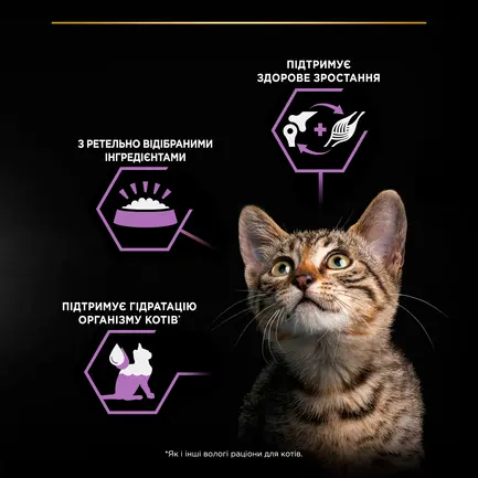 Вологий корм PRO PLAN Kitten Healthy Start для кошенят мус з куркою 85 г: додаткове фото 7