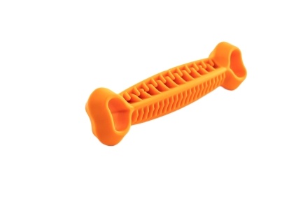 FIBOO Іграшка для собак Fiboone dental, помаранчева 19 см