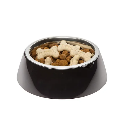 Ferplast JOLIE SM BLACK BOWL Годівниця, пластик, метал: додаткове фото 4