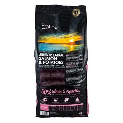 Сухий корм Profine Junior Large для цуценят та юніорів великих порід, з лососем та картоплею, 15 кг: додаткове фото 4