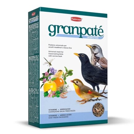 Granpatee Insectes 1 kg/Корм д/комахоїдних птахів Падован Гранпате Інсектес 1кг