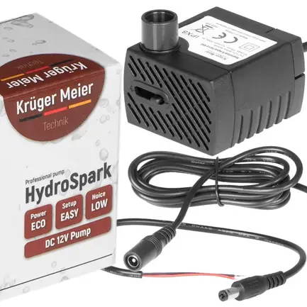 Помпа підйомна Kruger Meier HydroSpark 350 — міні насос 12V, 220 л/год