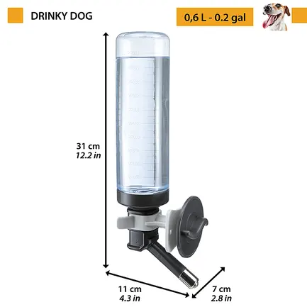Поїлка в контейнер для траспортування Ferplast DRINKY DOG: додаткове фото 2