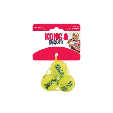 Іграшка KONG SqueakAir Ball м’яч-пискавка для собак малих порід, S - 3 шт: додаткове фото 2